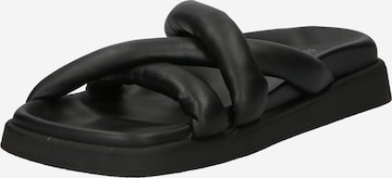 Alohas Mules in Black: front