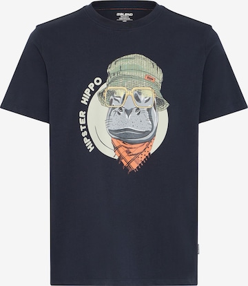 BLEND Rundhalsshirt ' BHKurt ' in Blau: Vorderseite