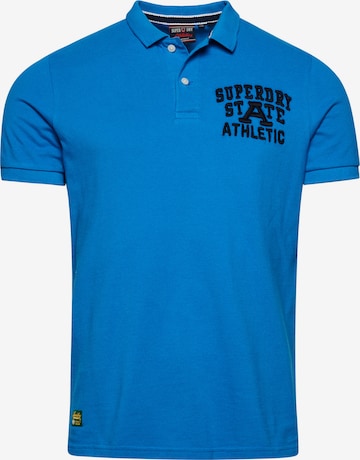 Superdry Poloshirt in Blau: predná strana
