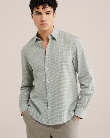 WE Fashion Tavaline suurus Triiksärk, värv roheline: eest vaates