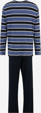 SCHIESSER Long Pajamas in Blue