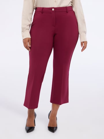 Fiorella Rubino Flared Pants in Red: front