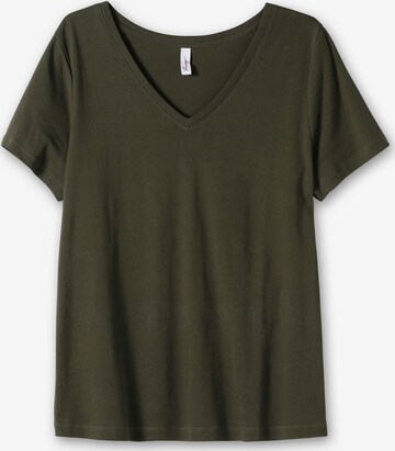 SHEEGO - Camiseta en verde: frente