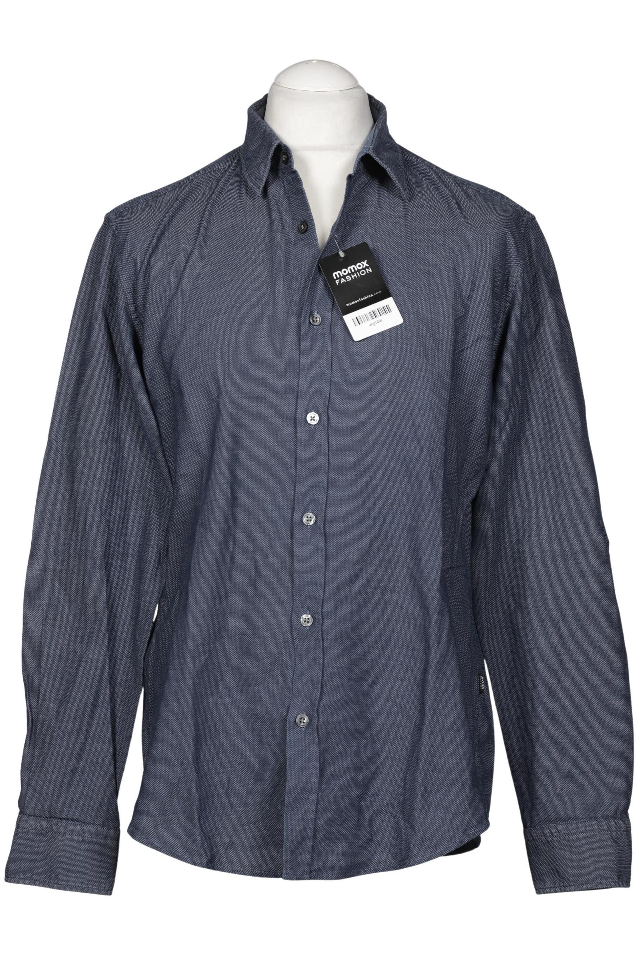 BOSS Black Button Up Shirt in L in marine blue, Item view