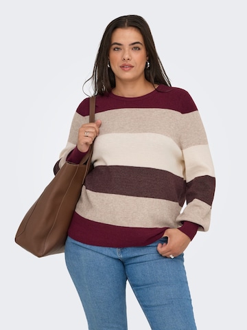 Pullover 'CARNew Daria' di ONLY Carmakoma in rosso: frontale