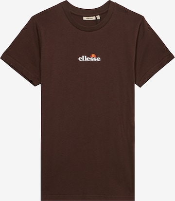 ELLESSE Tričko 'Durare' – hnědá: přední strana
