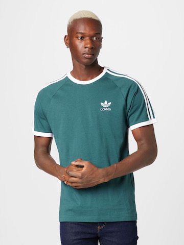 Tricou 'Adicolor Classics 3-Stripes' de la ADIDAS ORIGINALS pe verde: față