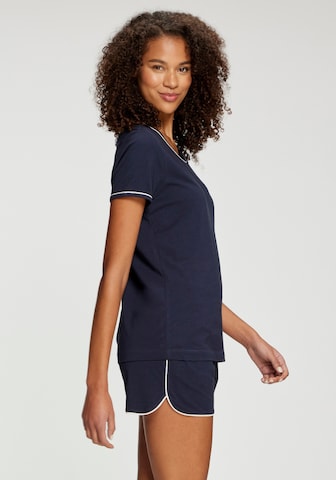 LASCANA Тениска за спане в черно