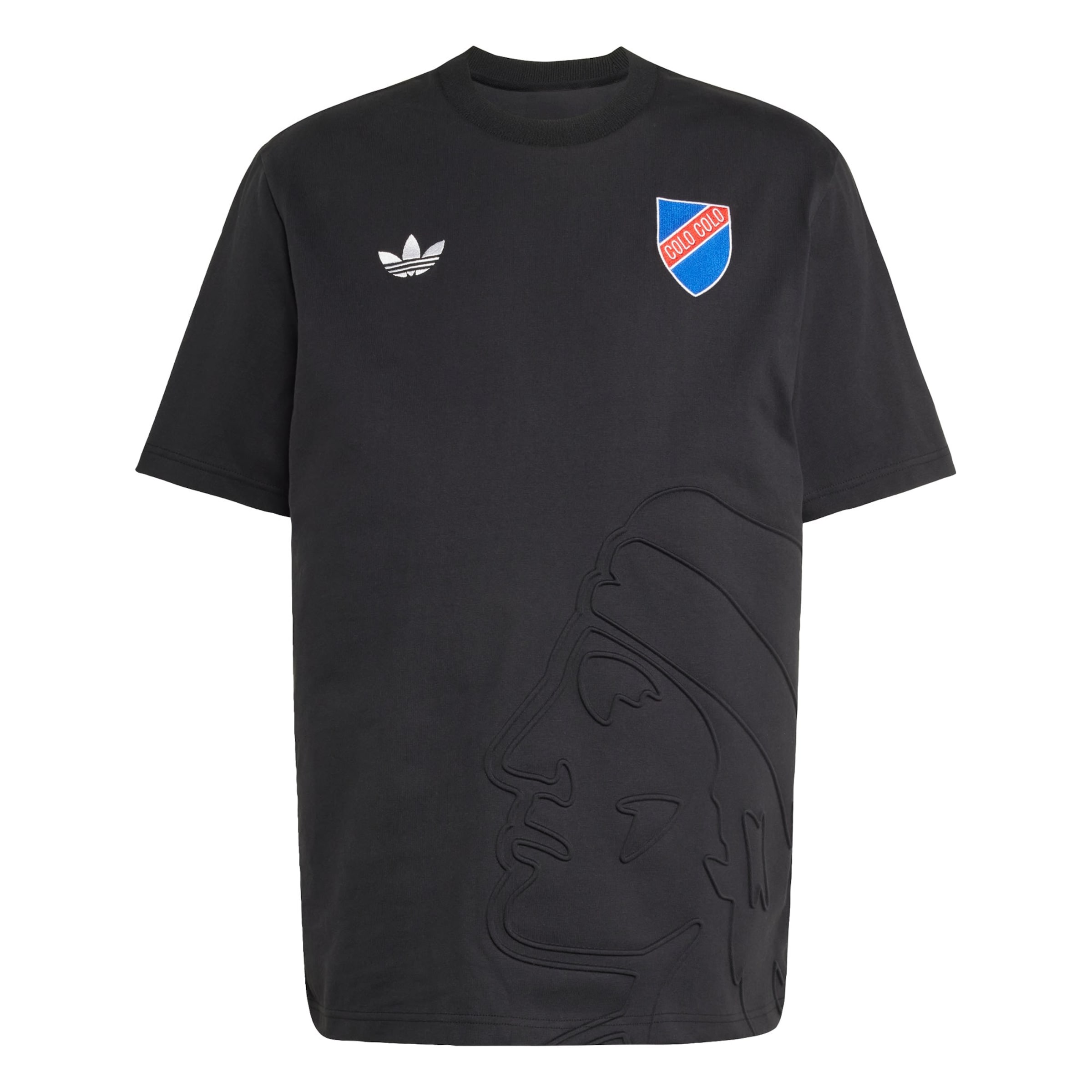 T-Shirt 'Colo-Colo Anniversary' ADIDAS ORIGINALS en noir : devant