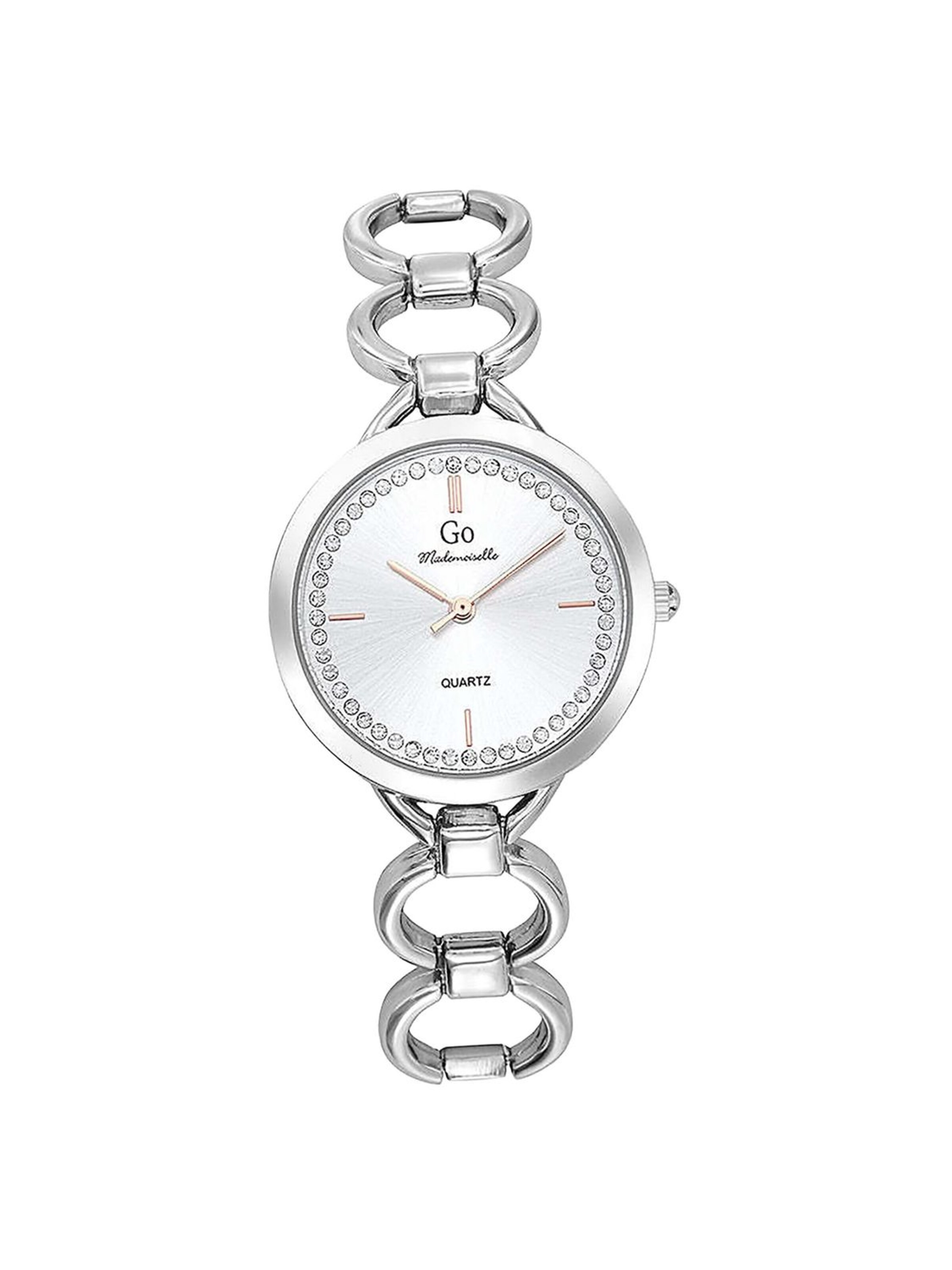 GO GirlOnly Analoog horloge in Zilver: voorkant