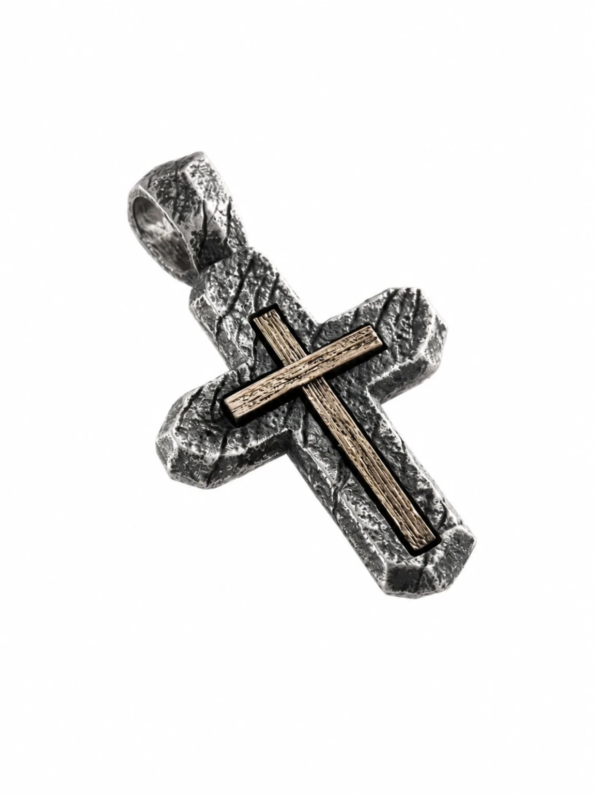 Ciondolo 'CALVARY' di REYTEL in argento: frontale