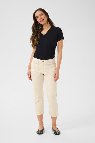 Cream regular Jeans 'Ann' i beige