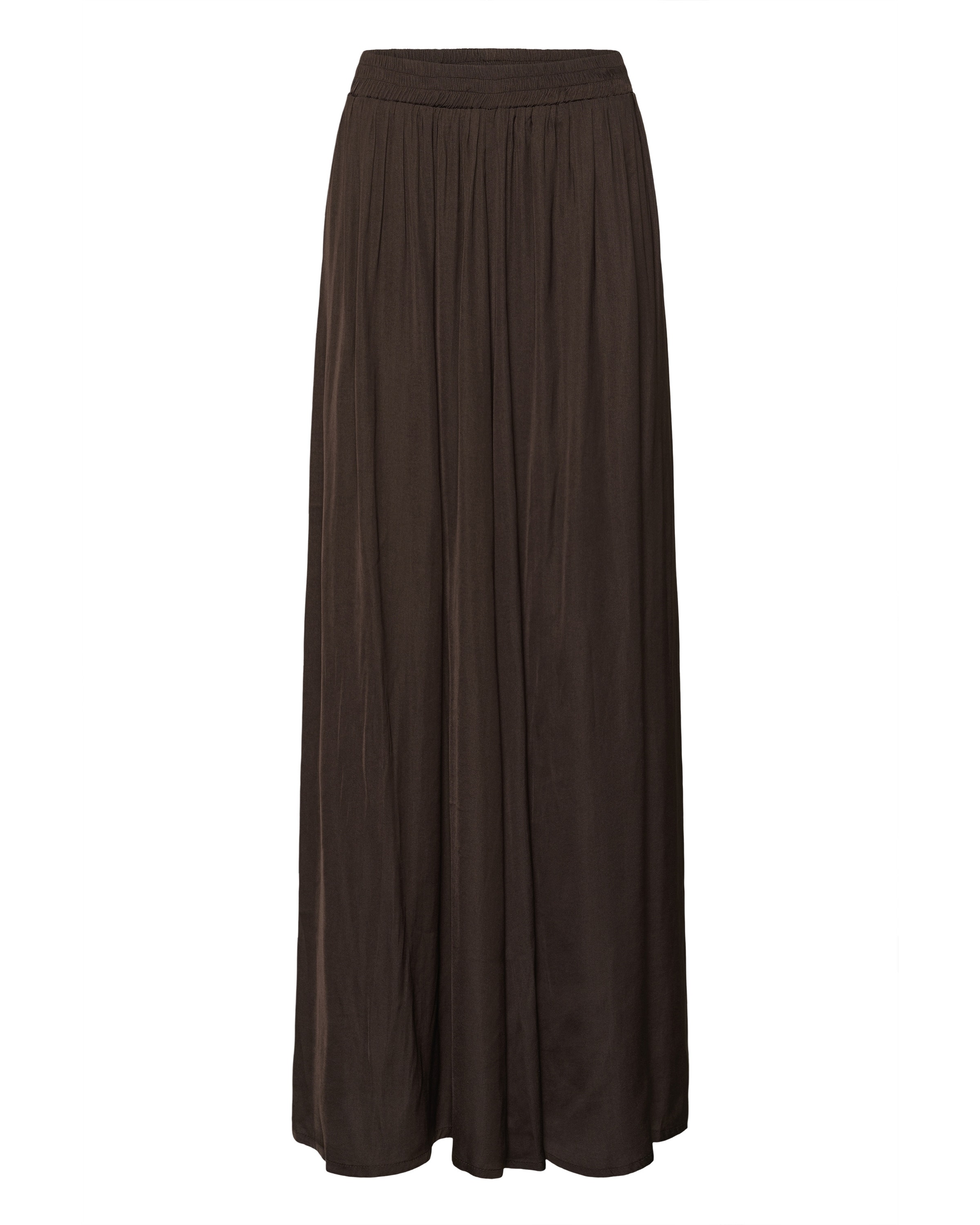 Kaffe - Pierna ancha Pantalón 'KAAllie' en marrón: frente