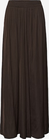 Kaffe - Pierna ancha Pantalón 'KAAllie' en marrón: frente