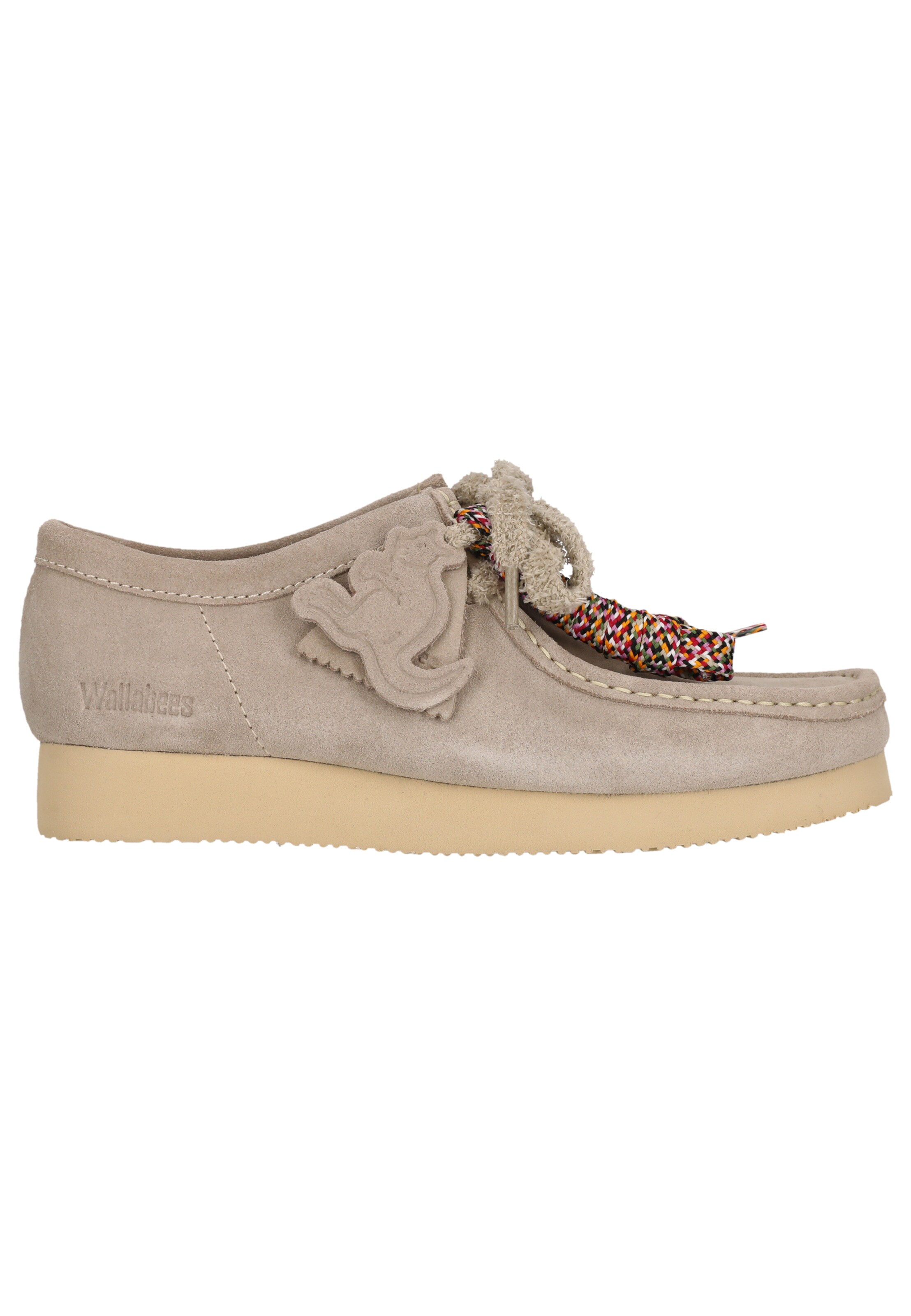 CLARKS Lace-up shoe 'Wallabee' in Beige