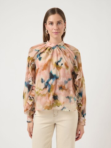 YAS Bluse i beige: forside