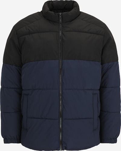 Jack & Jones Plus Zimska jakna 'JJPMAZE' u noćno plava / crna, Pregled proizvoda