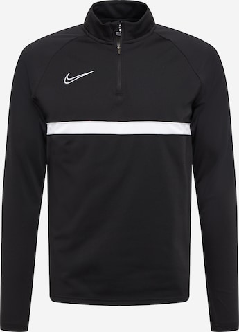 NIKE Sportsweatshirt 'Academy' in Zwart: voorkant