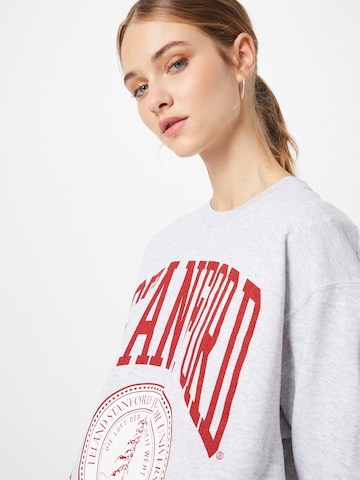 Missguided Sweatshirt 'STANFORD MARL' in Grau