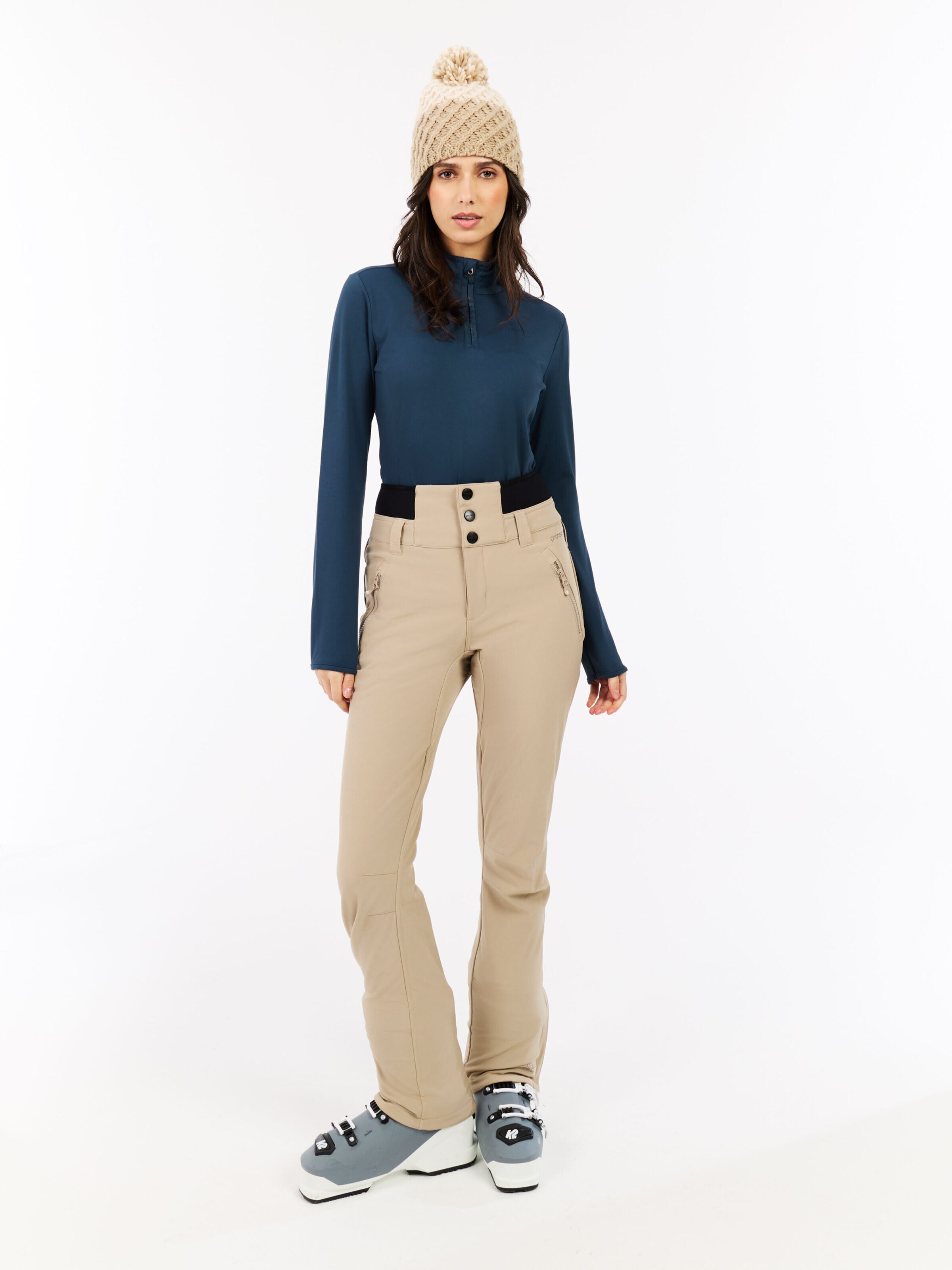 PROTEST Slimfit Sporthose 'PRTLULLABYOS'‌‌‌‌‌‌‌‌‌ in Braun
