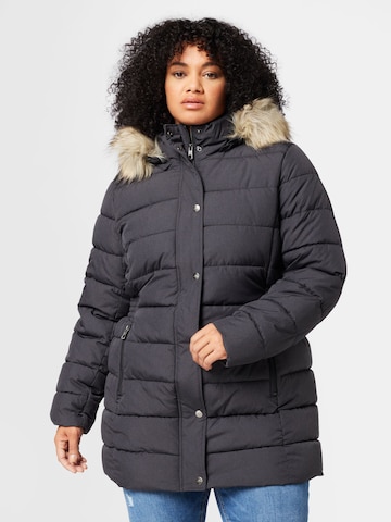 ONLY Carmakoma Winter jacket 'LUNA' in Grey: front