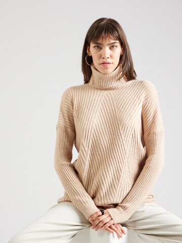 ABOUT YOU Sweater 'Enara' in Beige: front