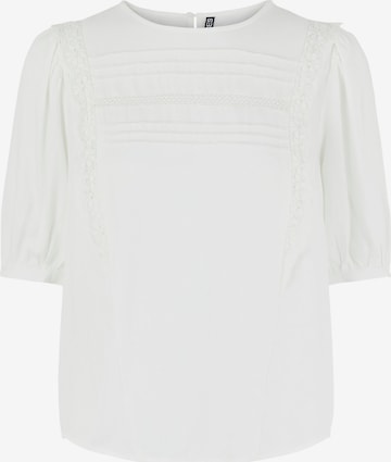 PIECES Blouse 'Viol' in White: front