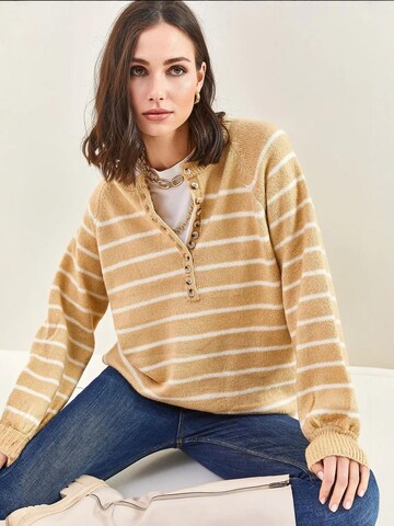 Pullover di Bianco Lucci in beige