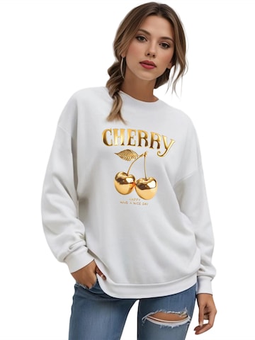 GORHEY Sweatshirt in Wit