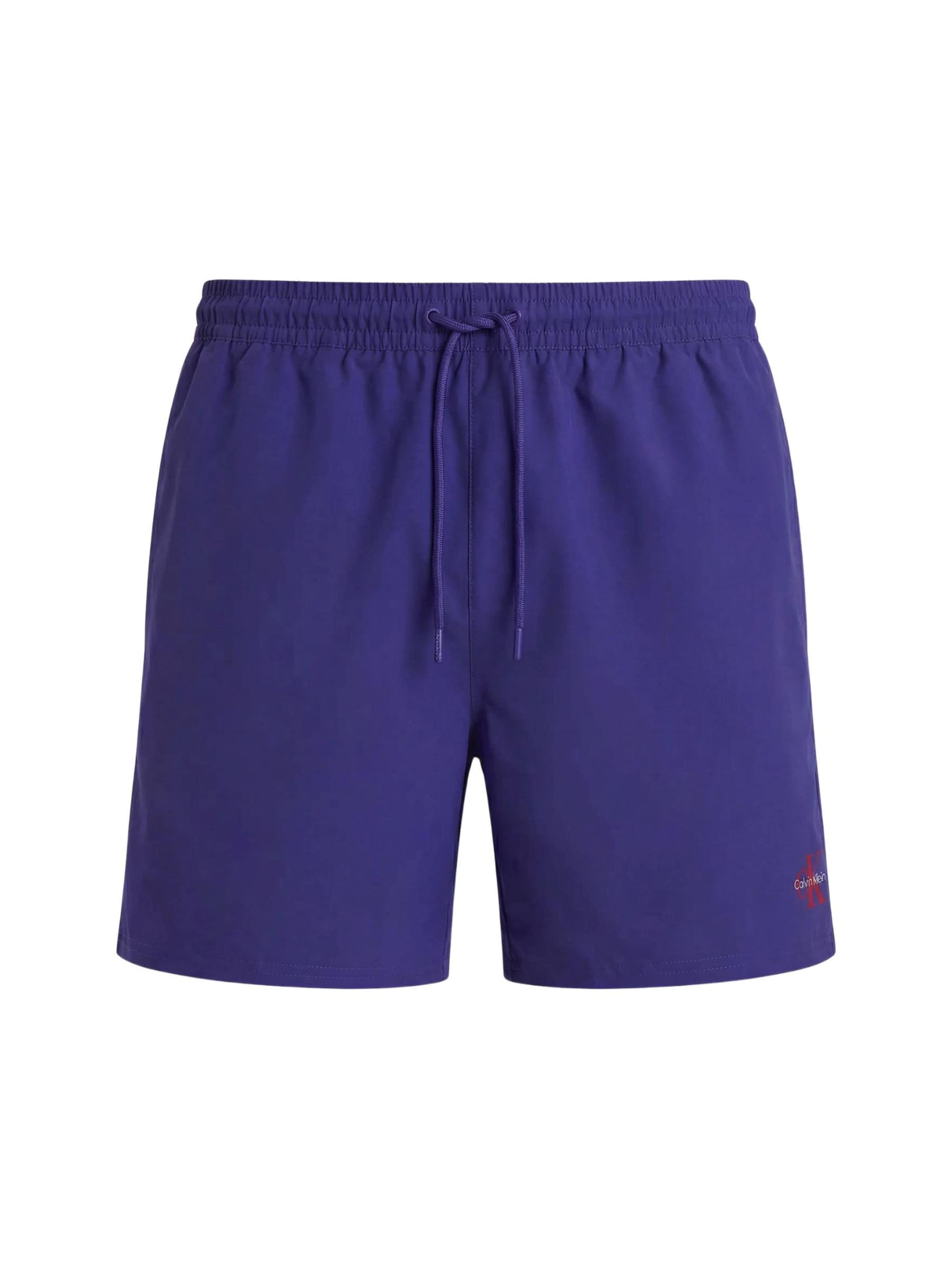 Shorts de bain 'CALVIN KLEIN MEDIUM DRAWSTRING Costumi da bagno' Calvin Klein en bleu : devant