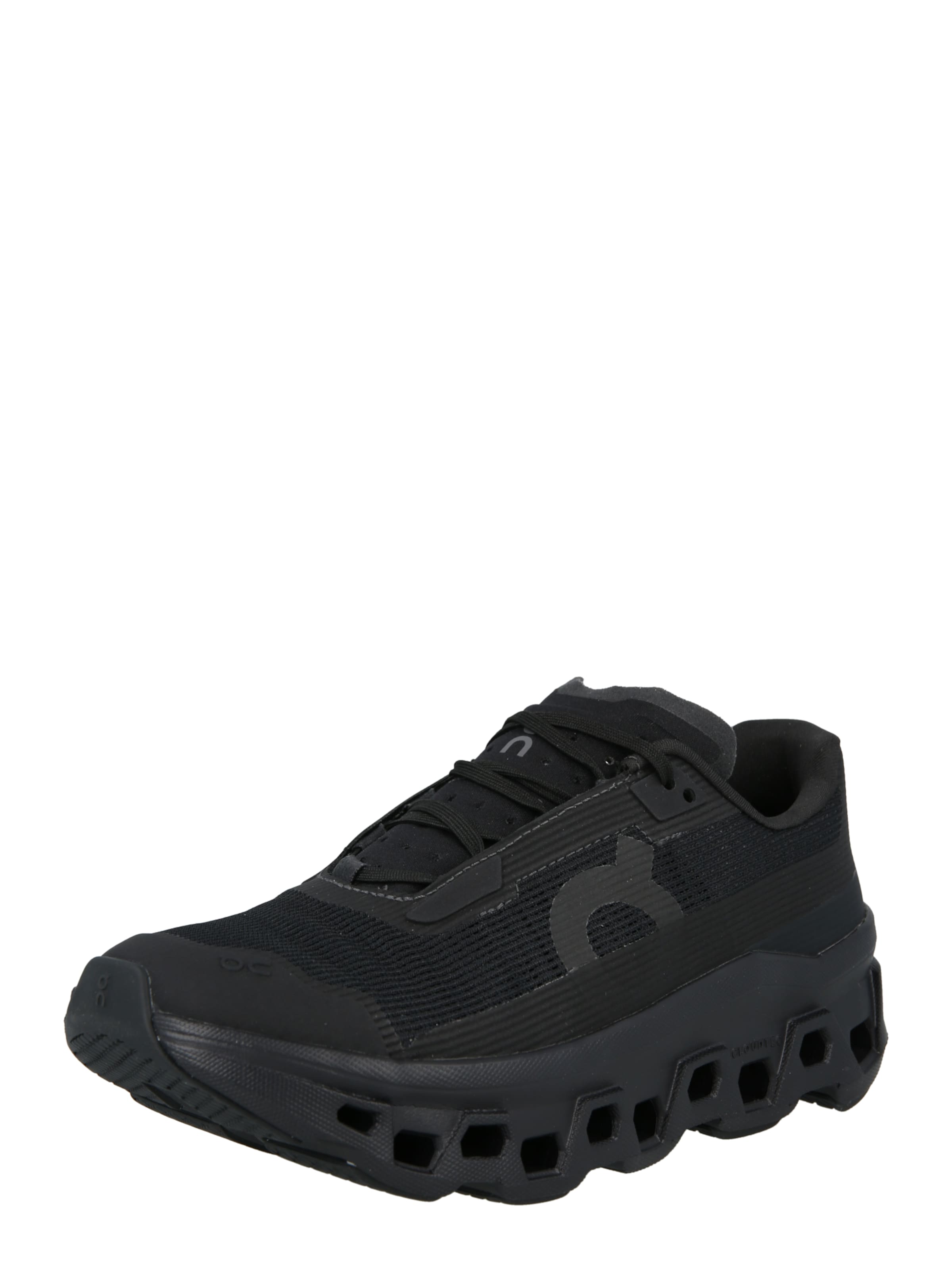 On Running Shoes 'Cloudmonster Void' in Black: front