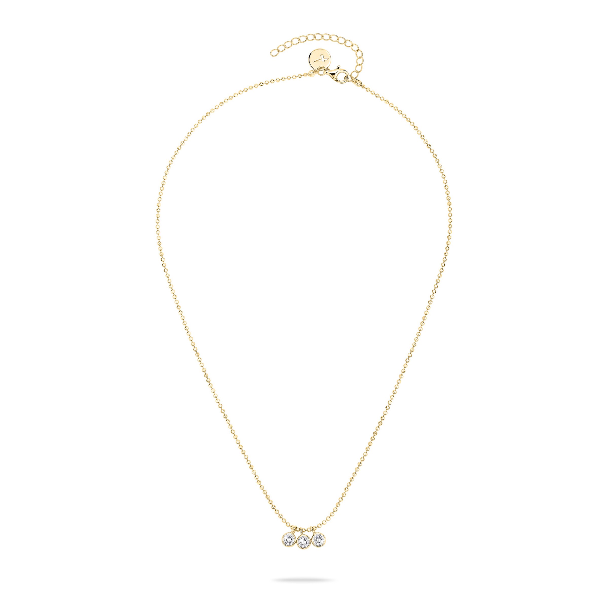 Chaîne Tamaris en or : devant