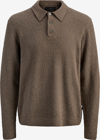 Jack & Jones Premium Sweater in Grey: front