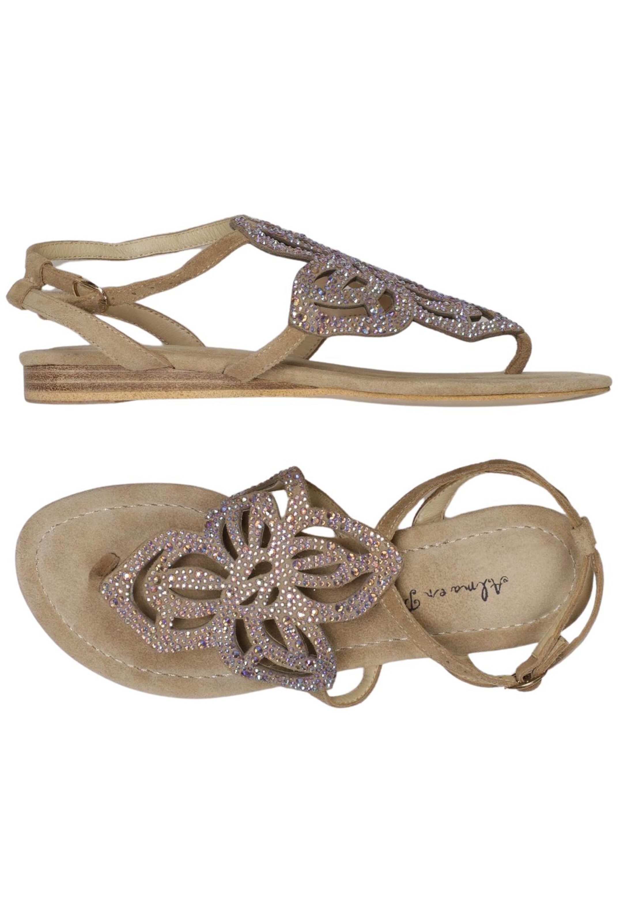 Alma En Pena Sandals & High-Heeled Sandals in 38 in Beige: front