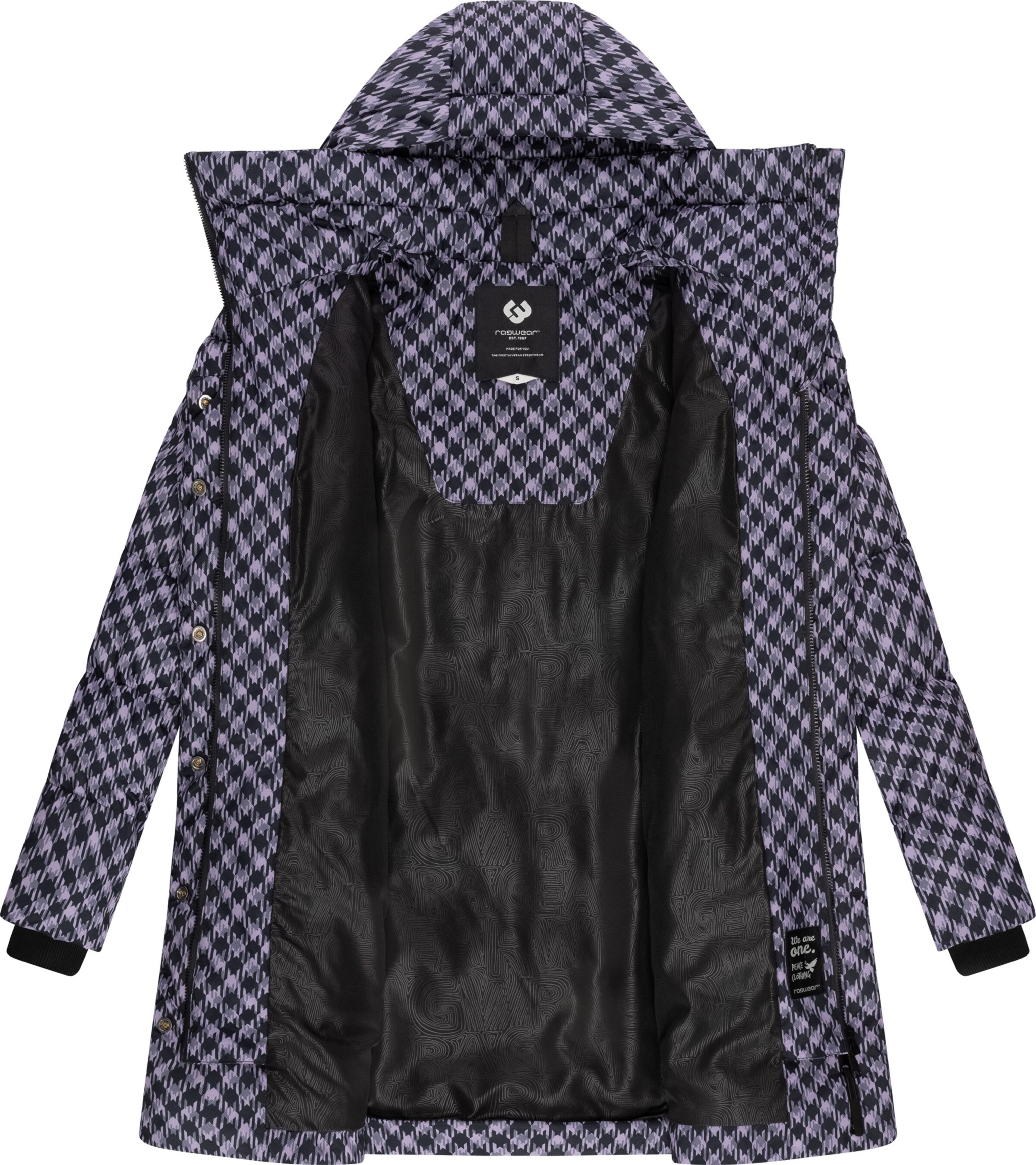 Ragwear Zimný kabát 'Niara' - Fialová