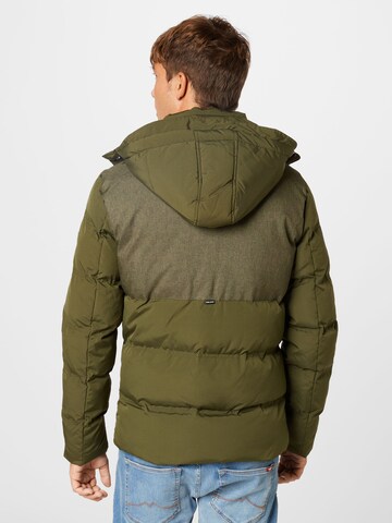 BLEND Winter Jacket in Green