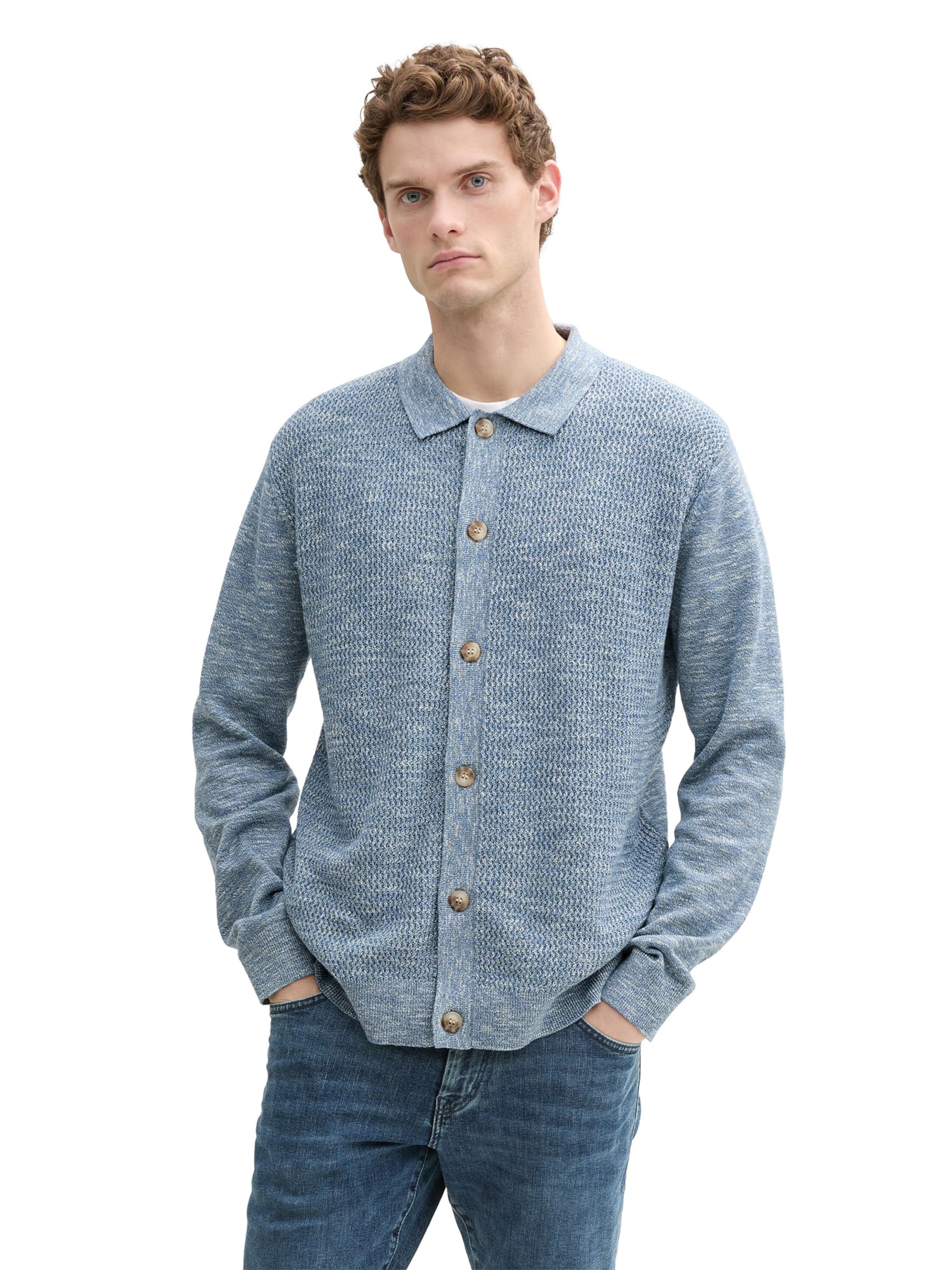 TOM TAILOR Kardigan w kolorze niebieski: przód