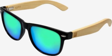 VEYREY Sonnenbrille 'Nerd' in Grün: Vorderseite