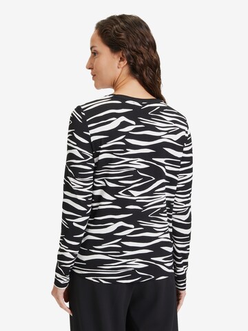 Betty Barclay Basic Shirt mit Animalprint in Schwarz