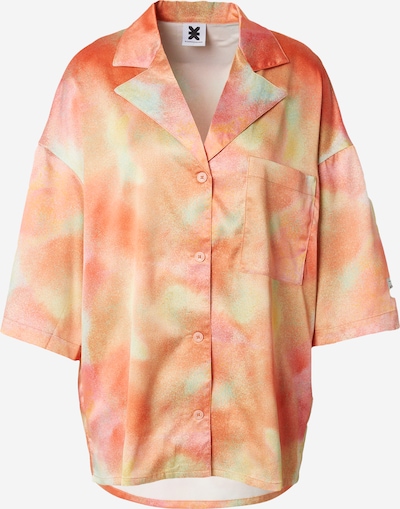 Bluză Karo Kauer pe galben pastel / corai / portocaliu homar / portocaliu deschis, Vizualizare produs