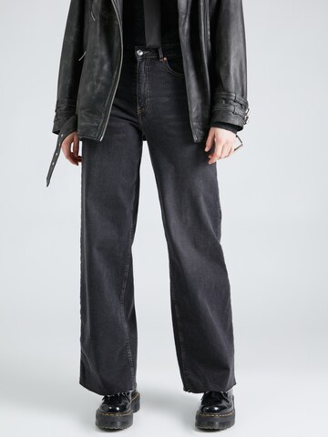 Wide leg Jeans di Tally Weijl in nero: frontale