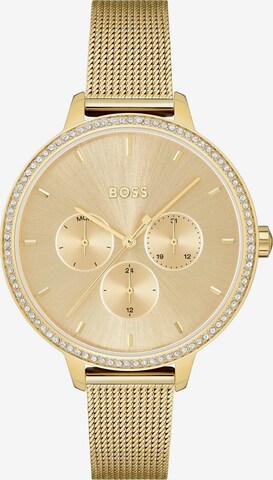 BOSS Analoog horloge in Goud: voorkant