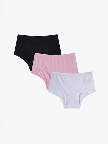 Penti Aluspüksid 'PENTI Mädchen Basic 3er-Pack Hipster Slip', värv segavärvid: eest vaates