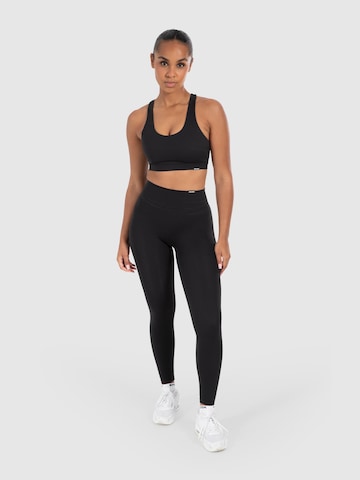 Smilodox Skinny Leggings in Black: front