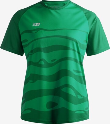 T-shirt fonctionnel 'IKA' OUTFITTER en vert : devant