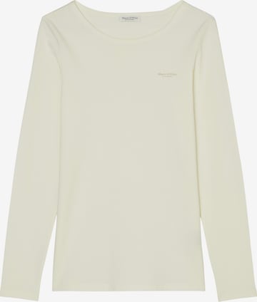 T-shirt Marc O'Polo en beige : devant