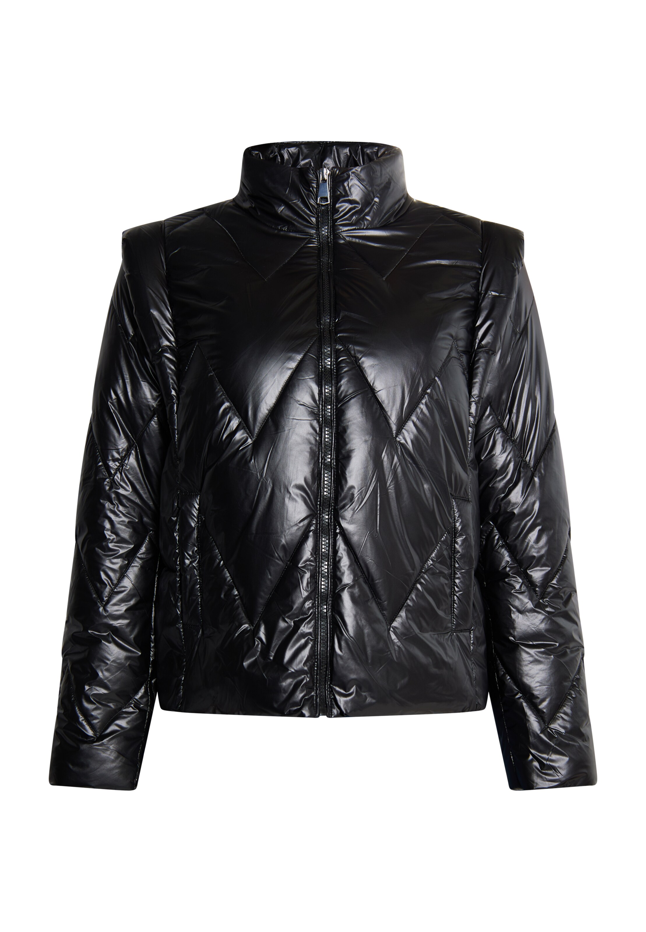 Geacă de primăvară-toamnă 'Biany' de la MYMO pe negru: față