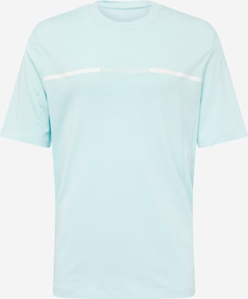 ARMANI EXCHANGE Тениска в синьо: отпред