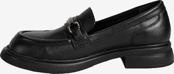 Desa Mokassin 'Slip-Ons' in Schwarz: Vorderseite