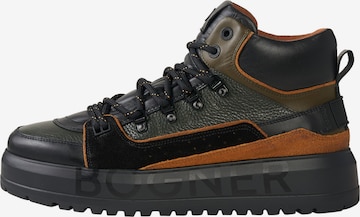 BOGNER Schnürstiefel 'Antwerp' in Schwarz: Vorderseite